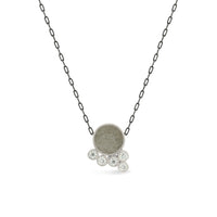 Sterling Silver with Gray Concrete