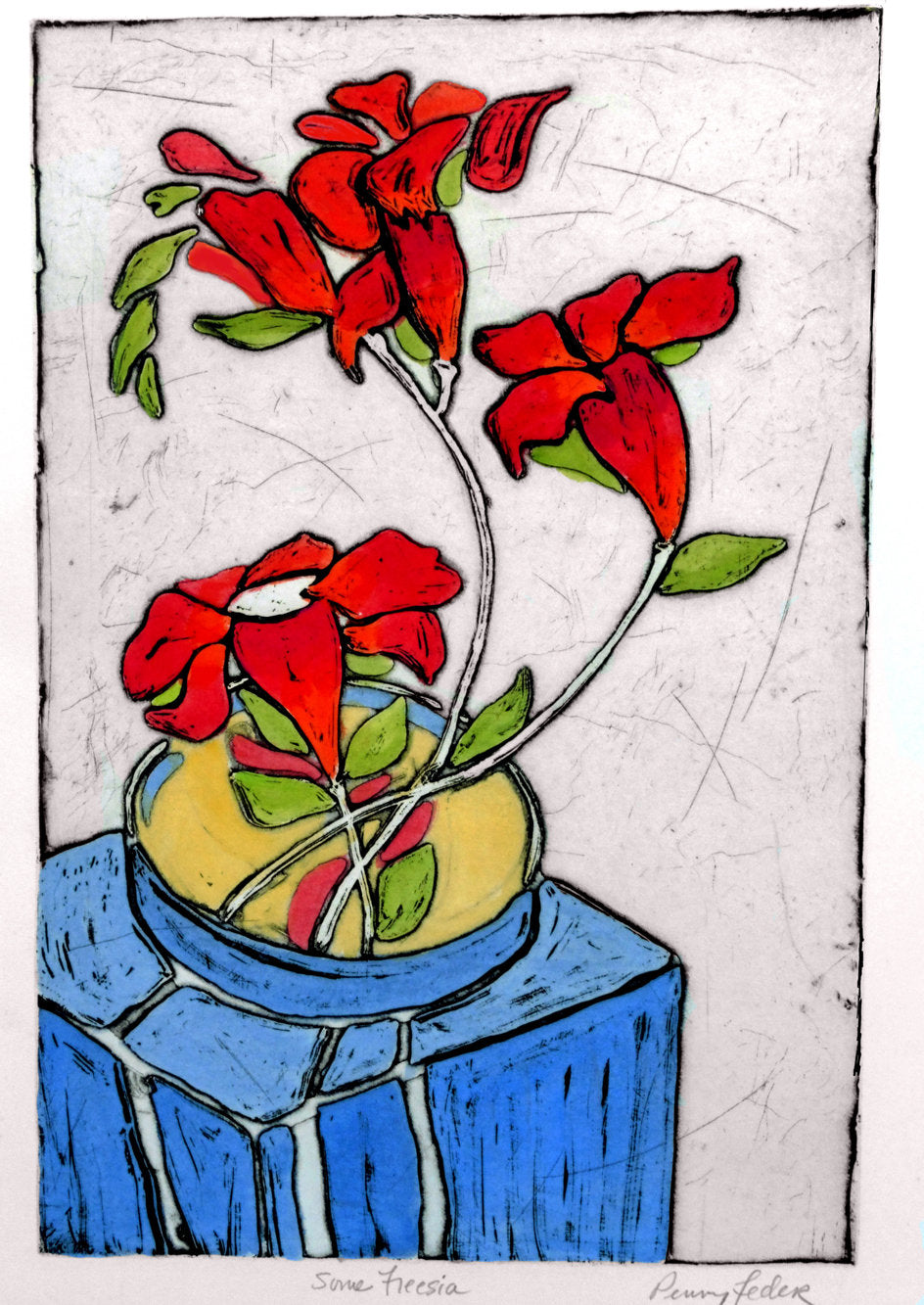 Some Freesias
