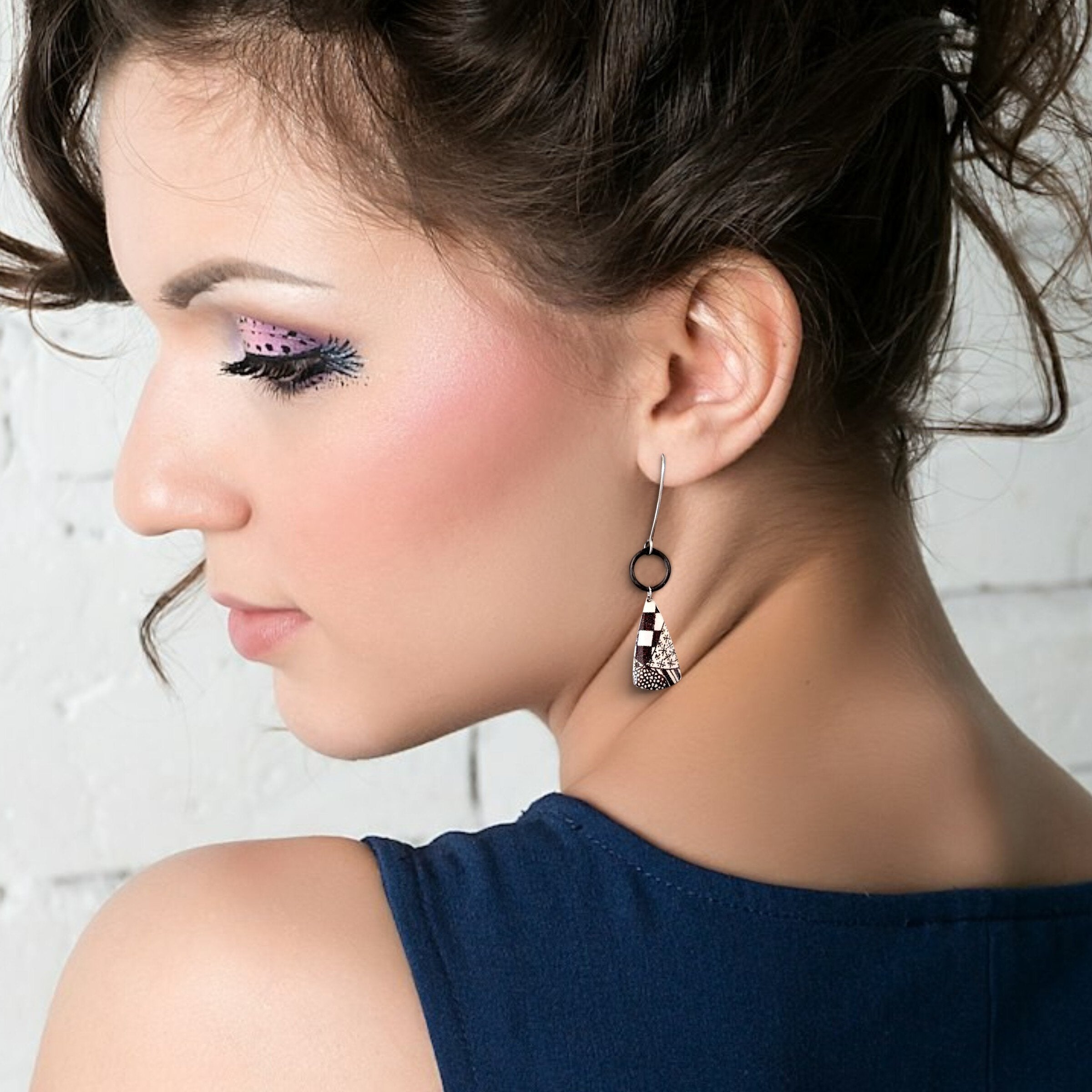 Chromatic Tension O Dangle Earrings