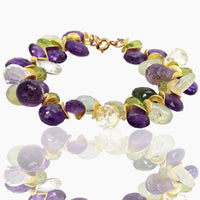 Multi Gemstone Signature Bracelet