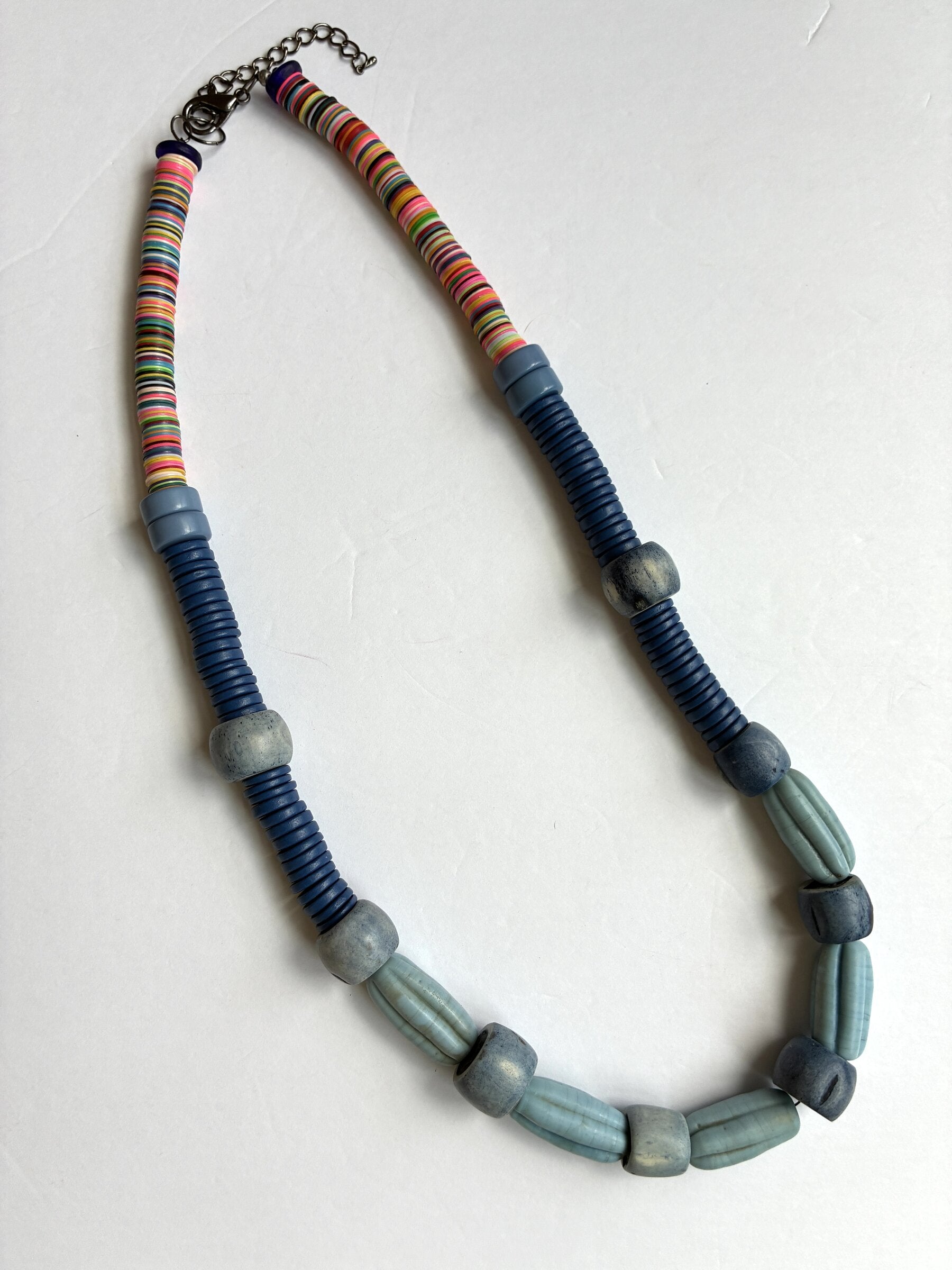 Rustic Bone Bead Necklace