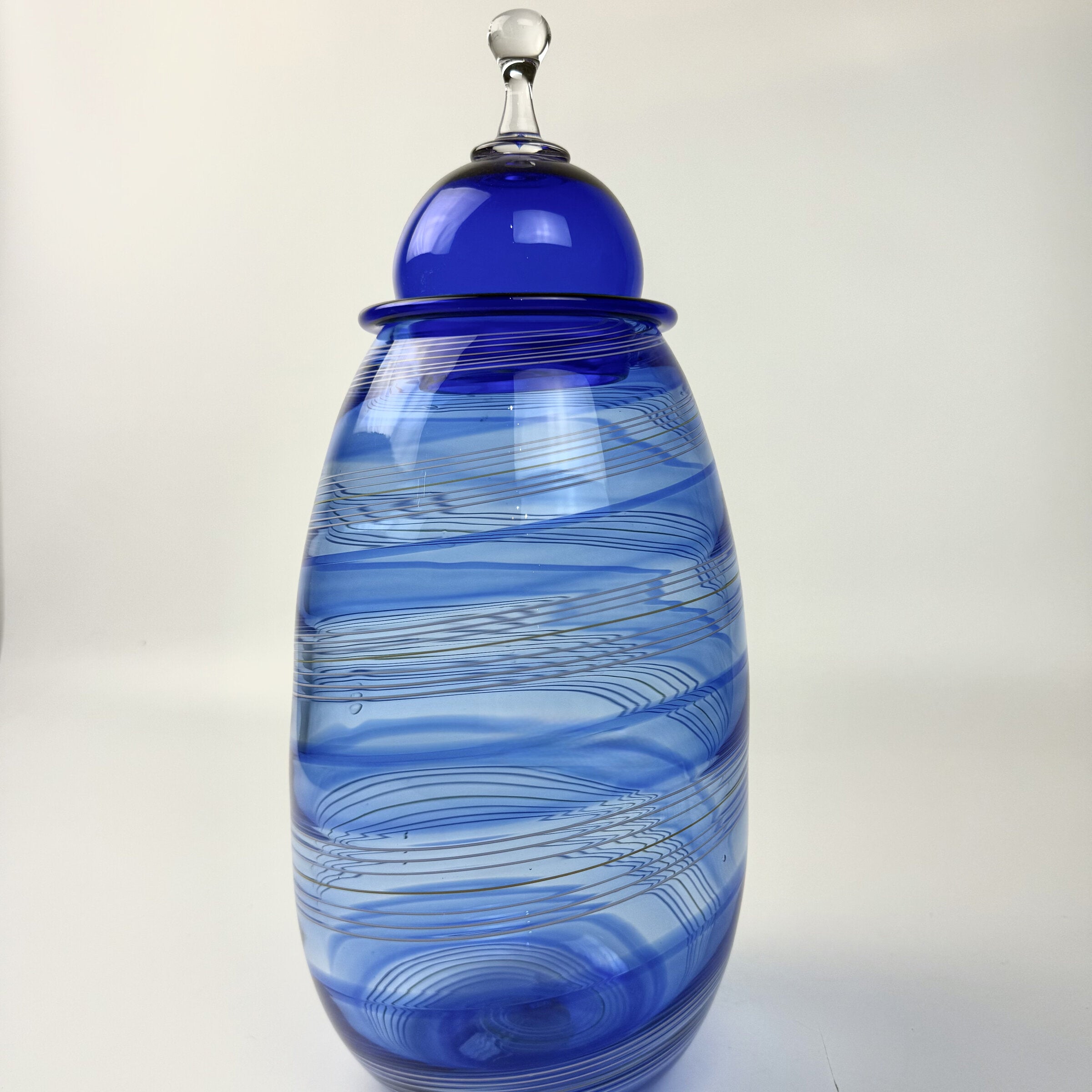 Bottled Vase, Cerulean Blue