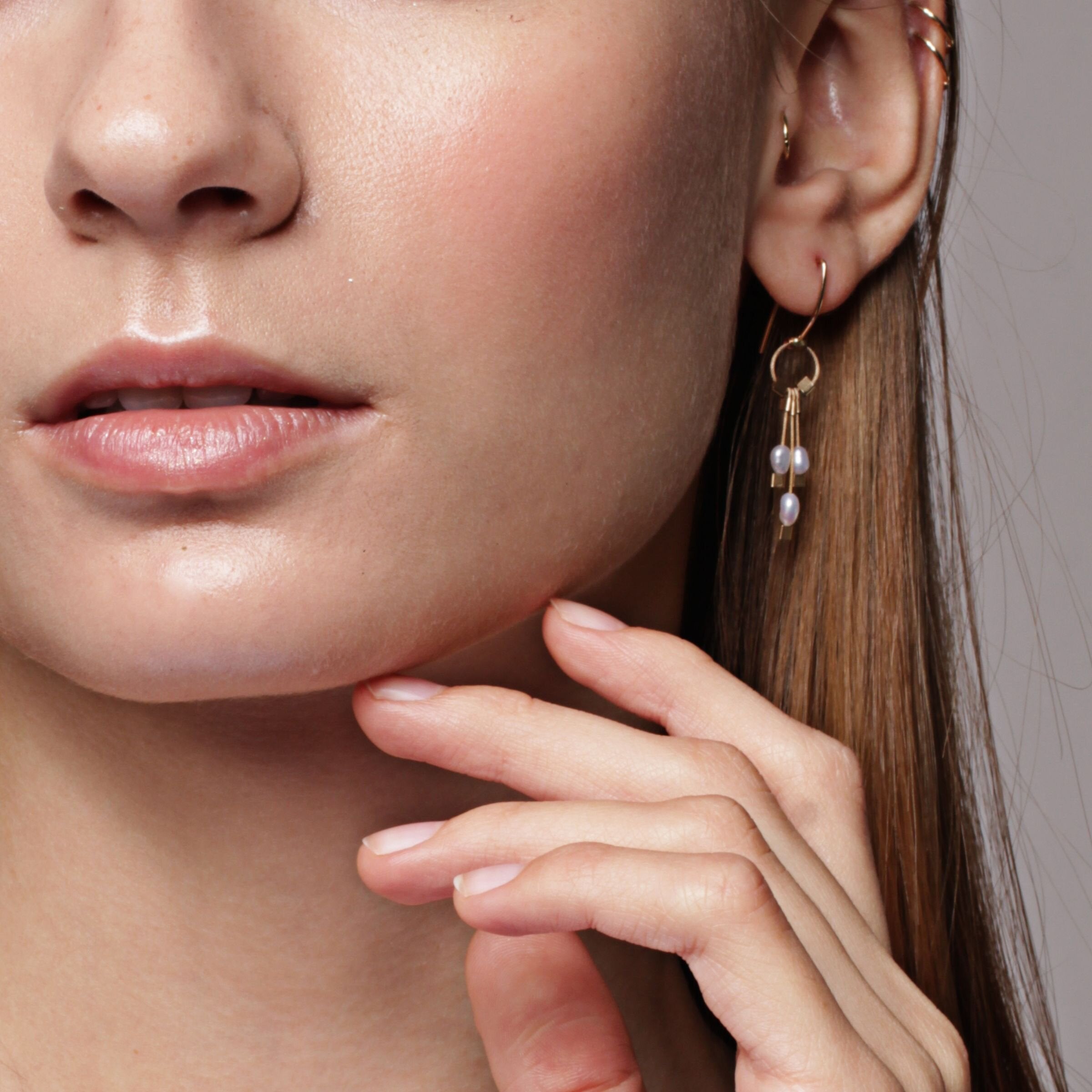 Mini Aerial Earrings