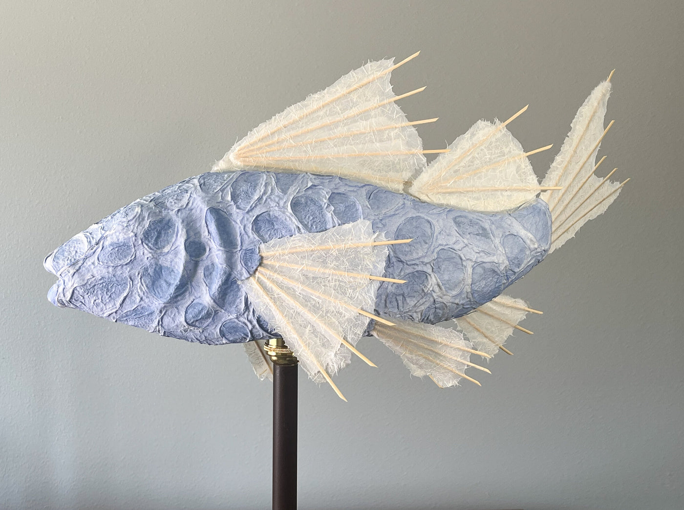 Agate Santorini Koi Lamp