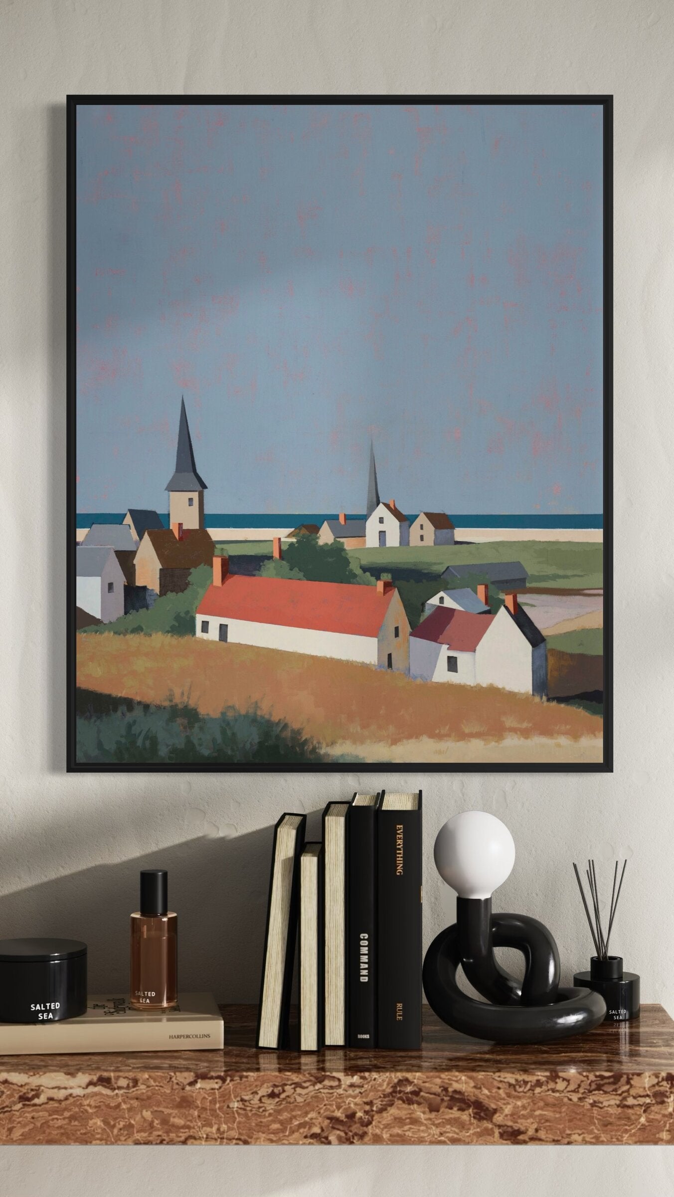 print on canvas framed