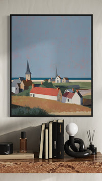 print on canvas framed