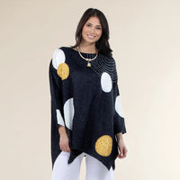Rippling Circles Crinkle Tunic