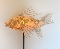 Golden Leaves Koi Lamp