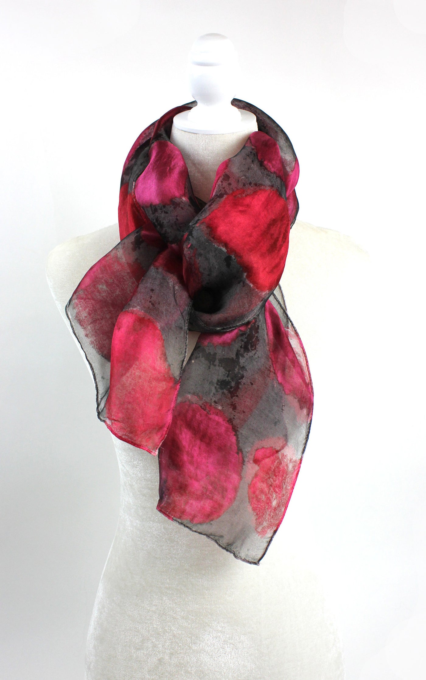 Hand Painted Project Scarf