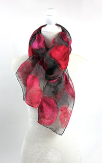 Hand Painted Project Scarf