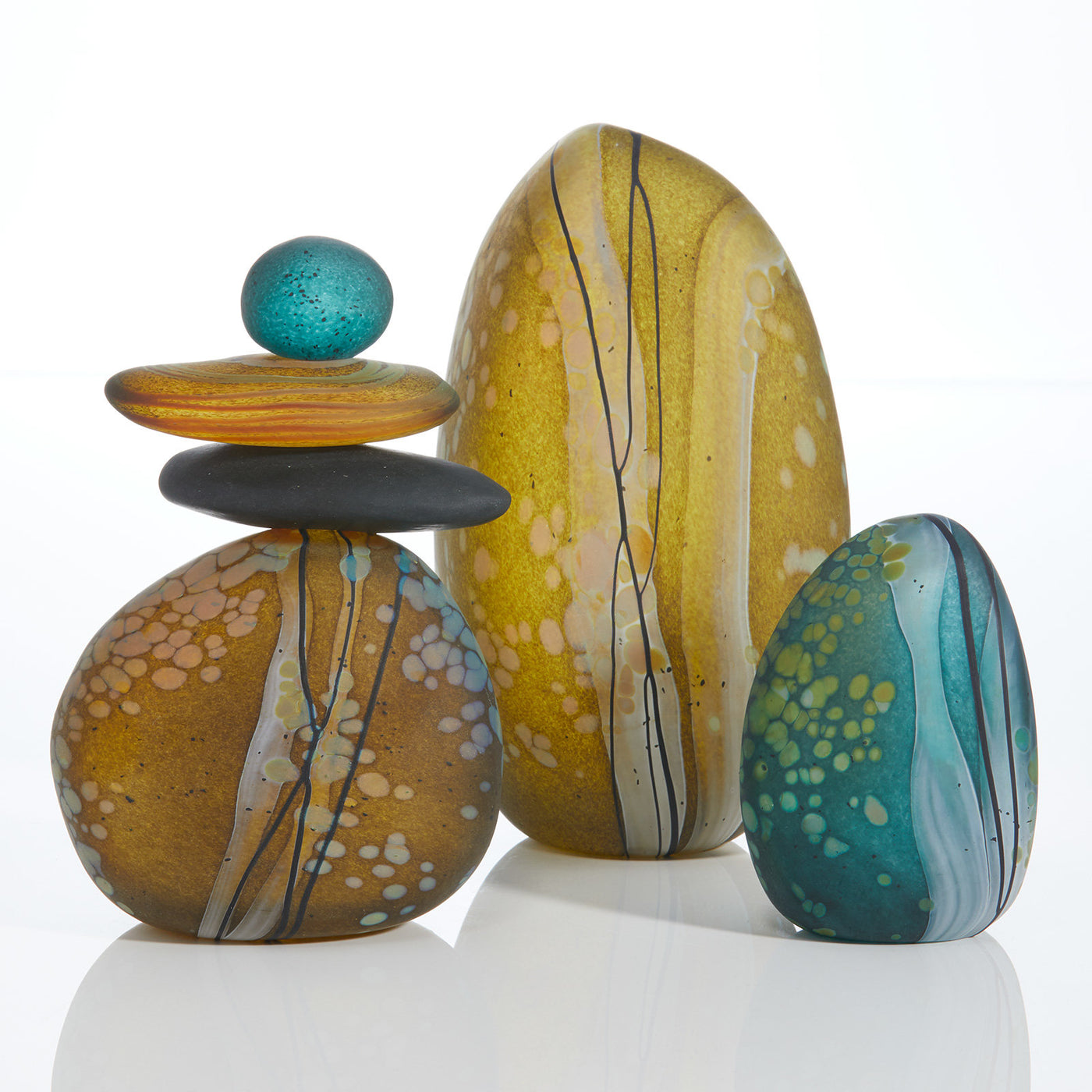 Creekside Moss Cairn Trio