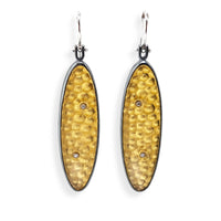 Gold Bubble Diamond Earrings