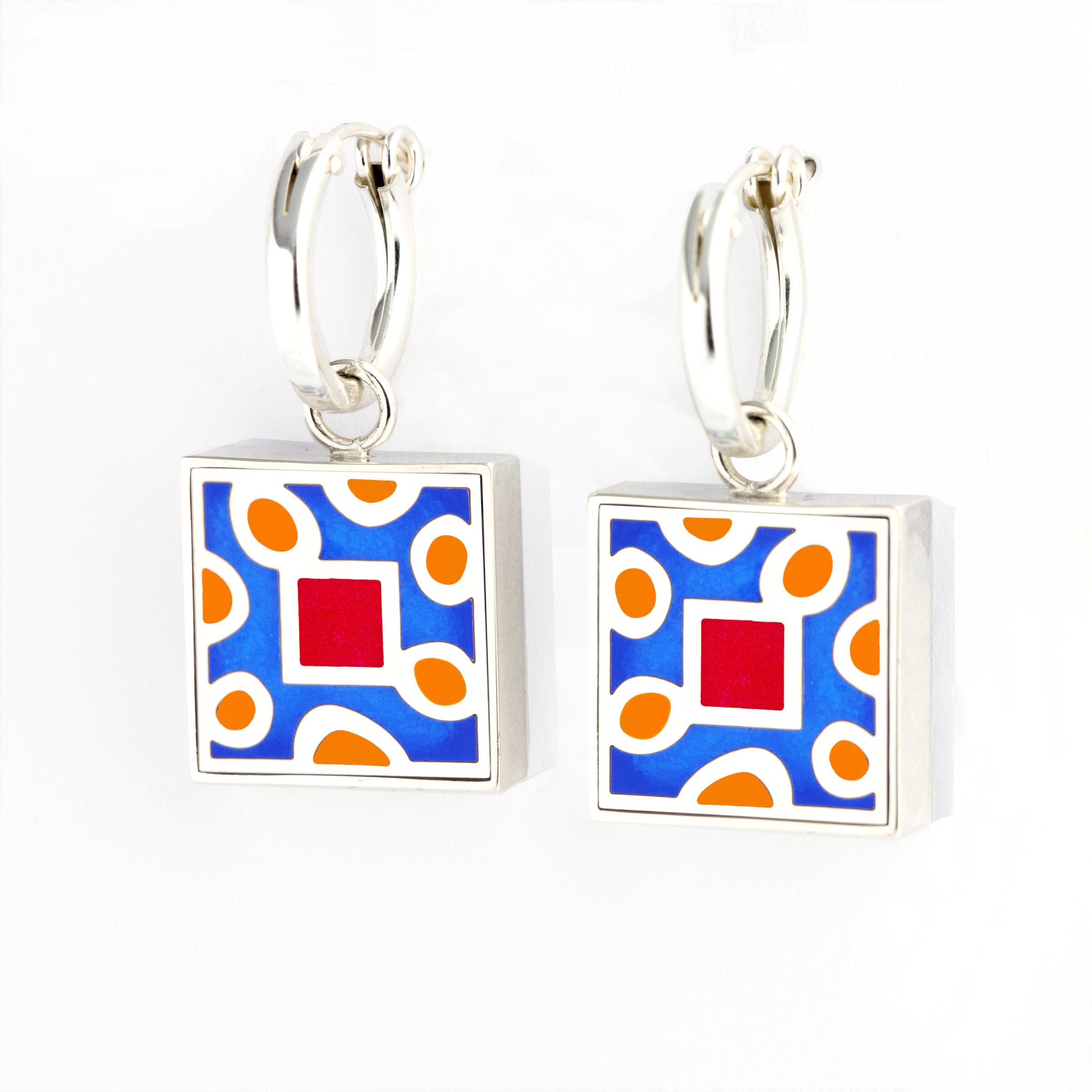 Jazzy Shapes & Squares Earrings