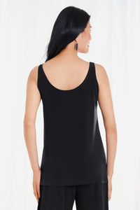 black, back view