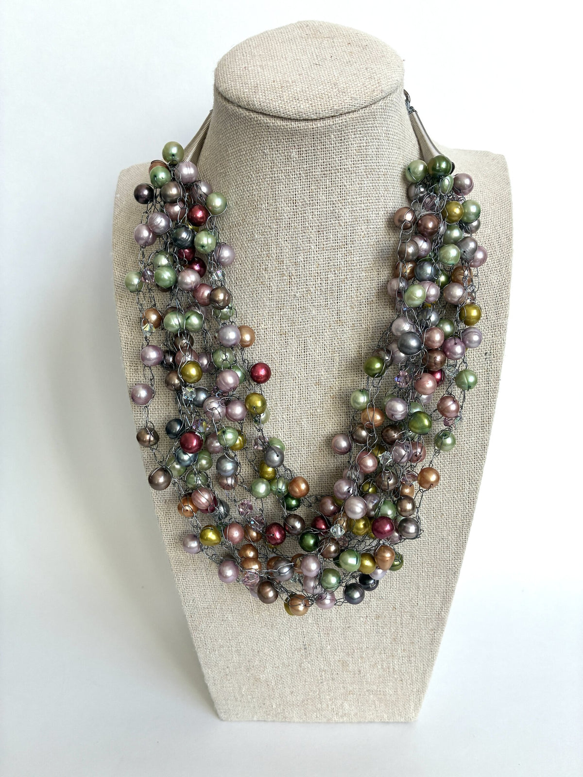 Pastel Pearl Necklace
