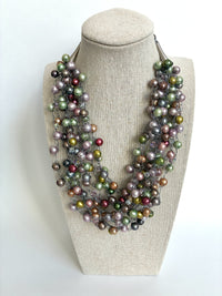 Pastel Pearl Necklace