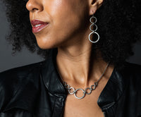 shown with the 3 Ring Earrings by jodi brownstein