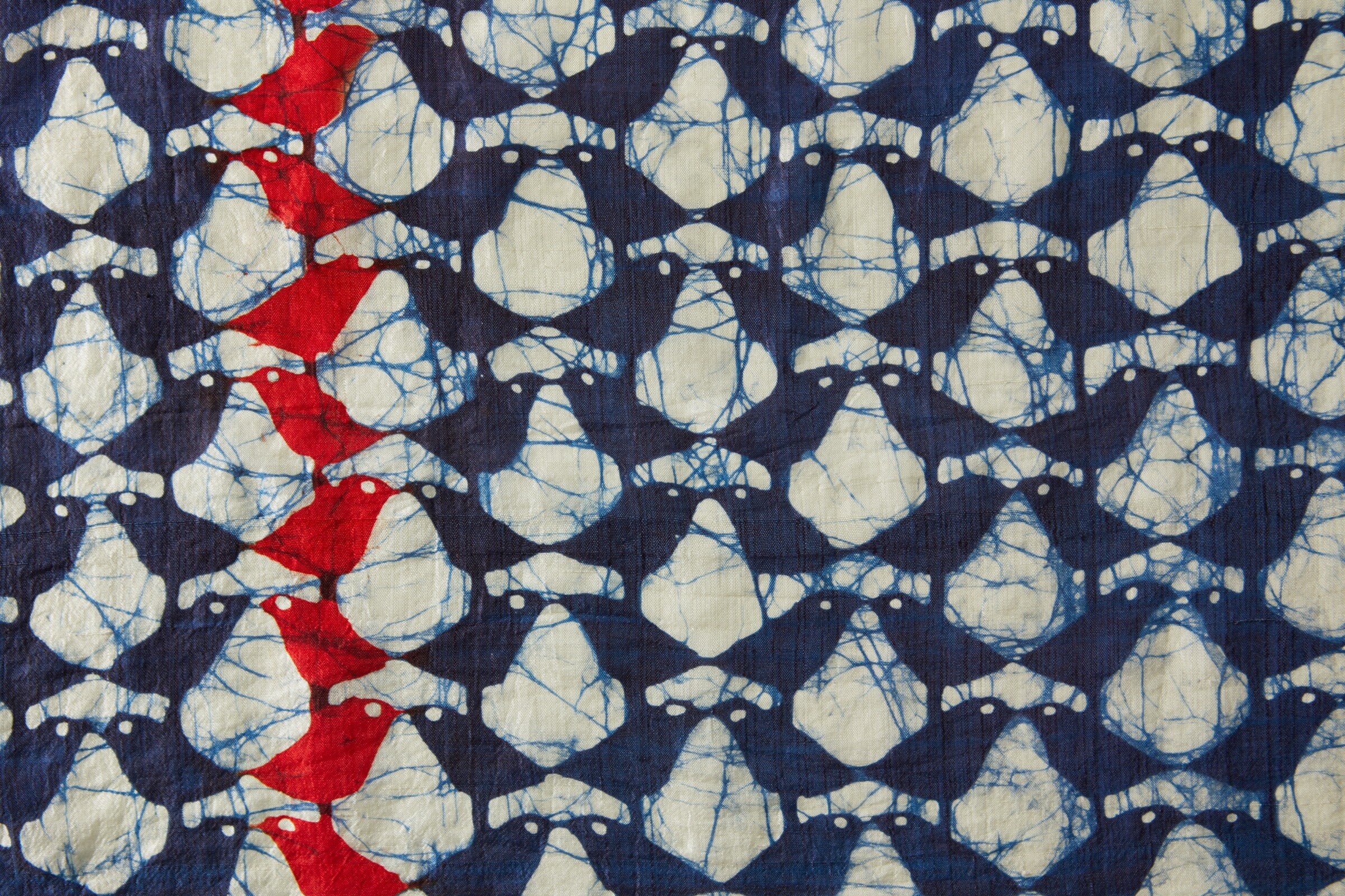 Batik Print Silk Scarf