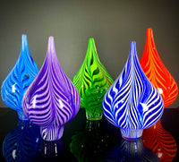 Feathered Color Drop Sculpture