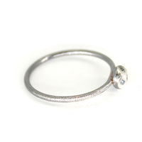 facted Blue Sapphire Stacking ring