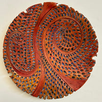 Organic Red Celestial Landscape