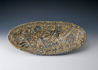 Elliptical Fossil Bowl