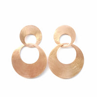 Large Interlocking Circles Earrings