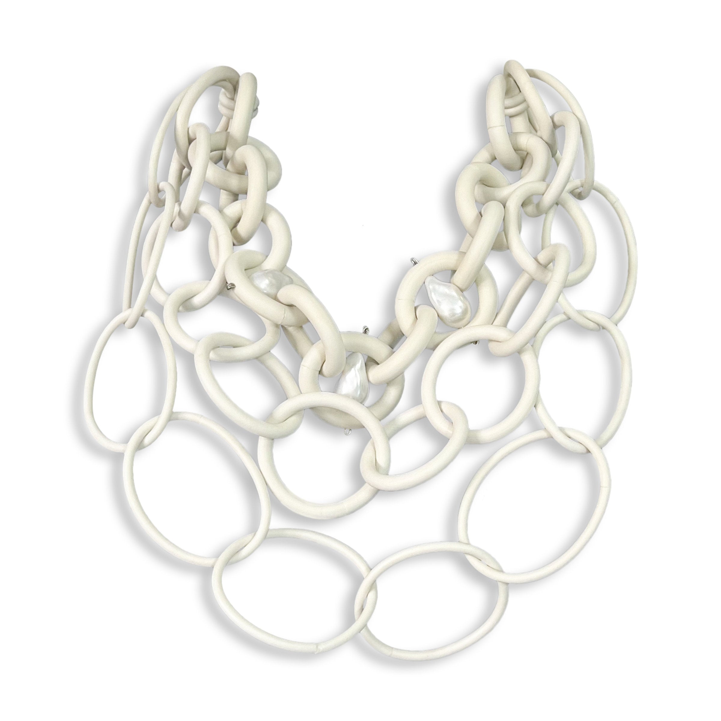 white baroque pearls