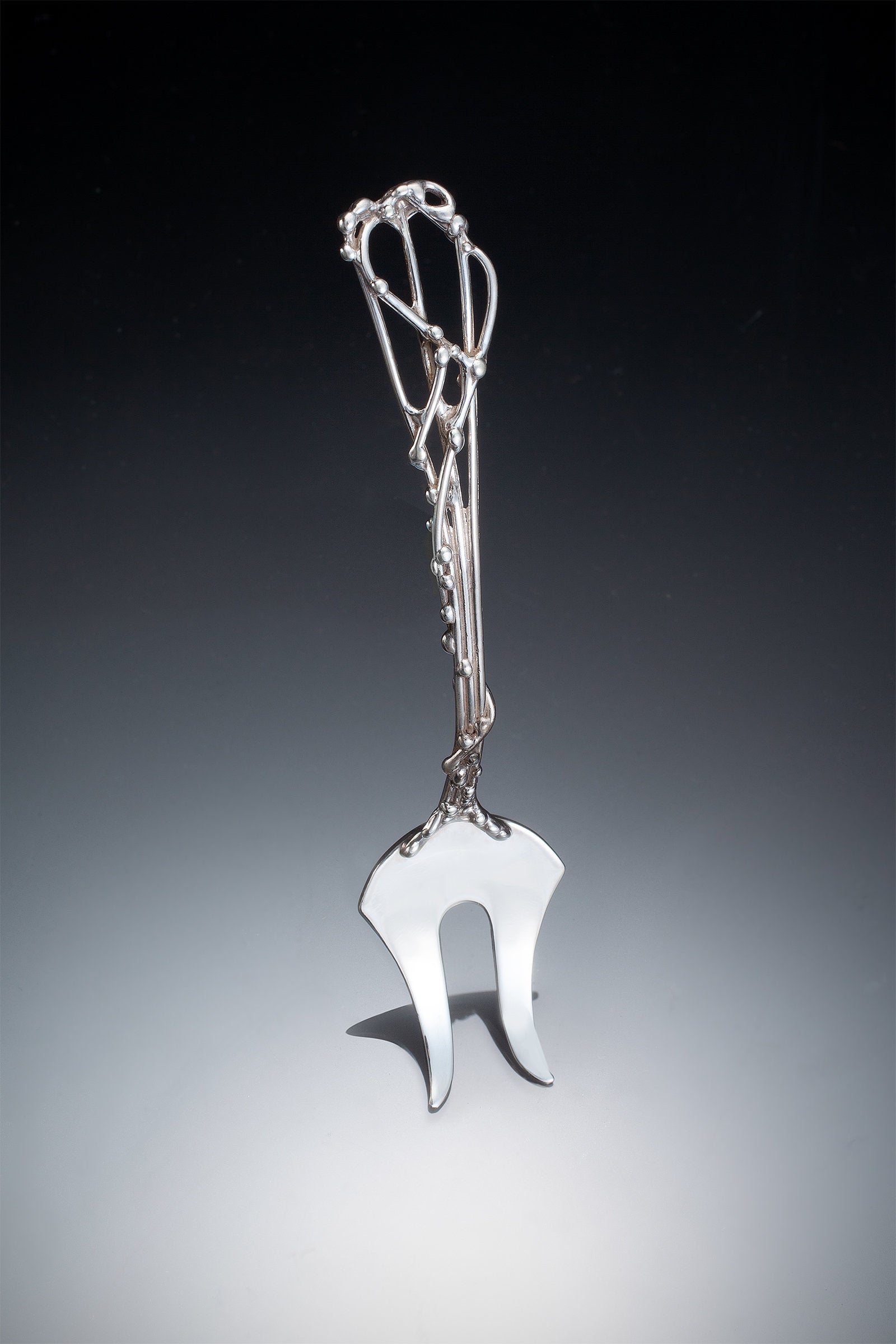 Willow branch hors d'oeuvre fork | Photo by Ralph Gabriner