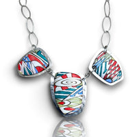 Artisan Kaleidoscope Mosaic Necklace