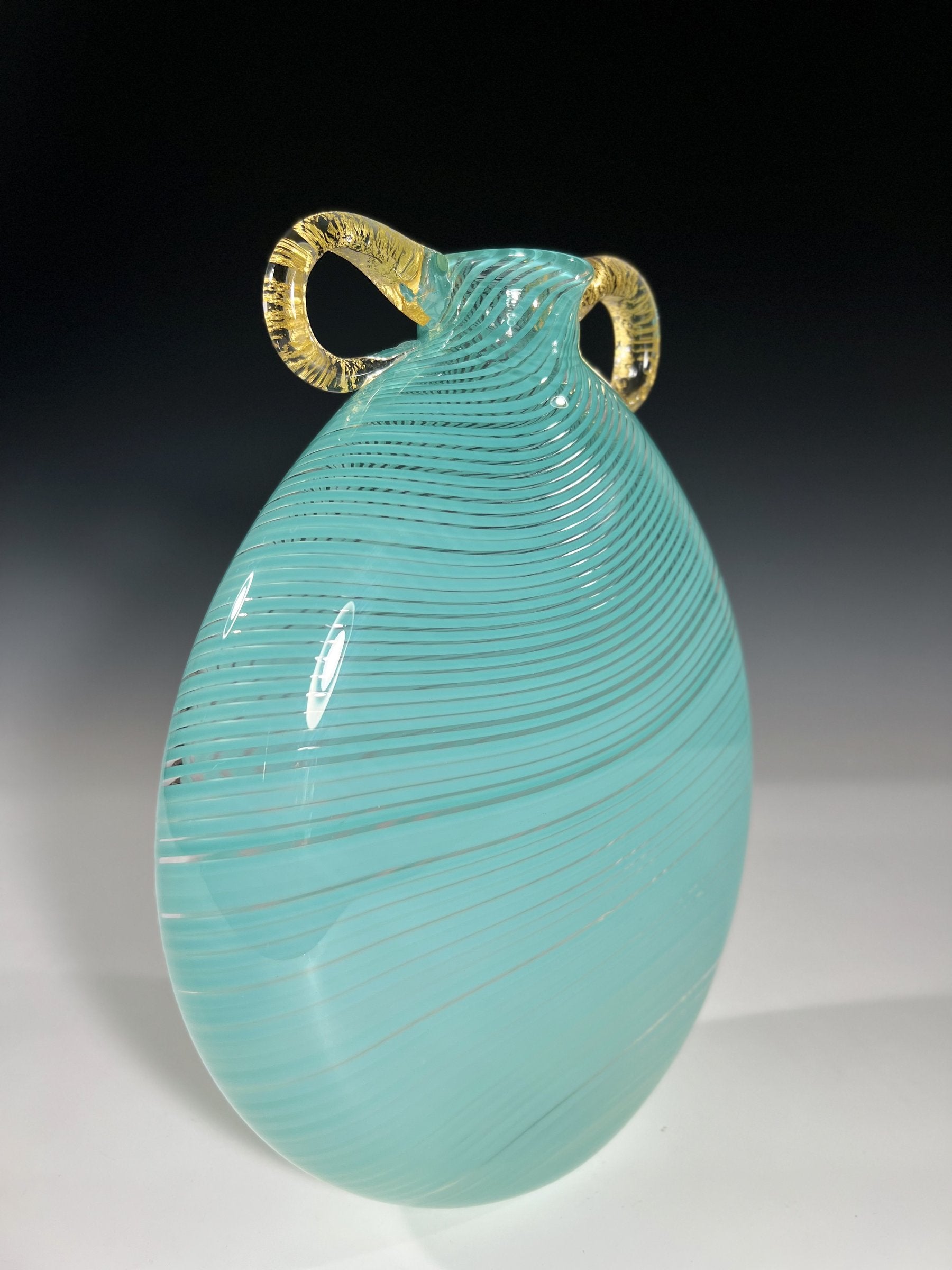 Turquoise Vertigo Vase
