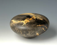 Hollow Form Turned from Buckeye Burl