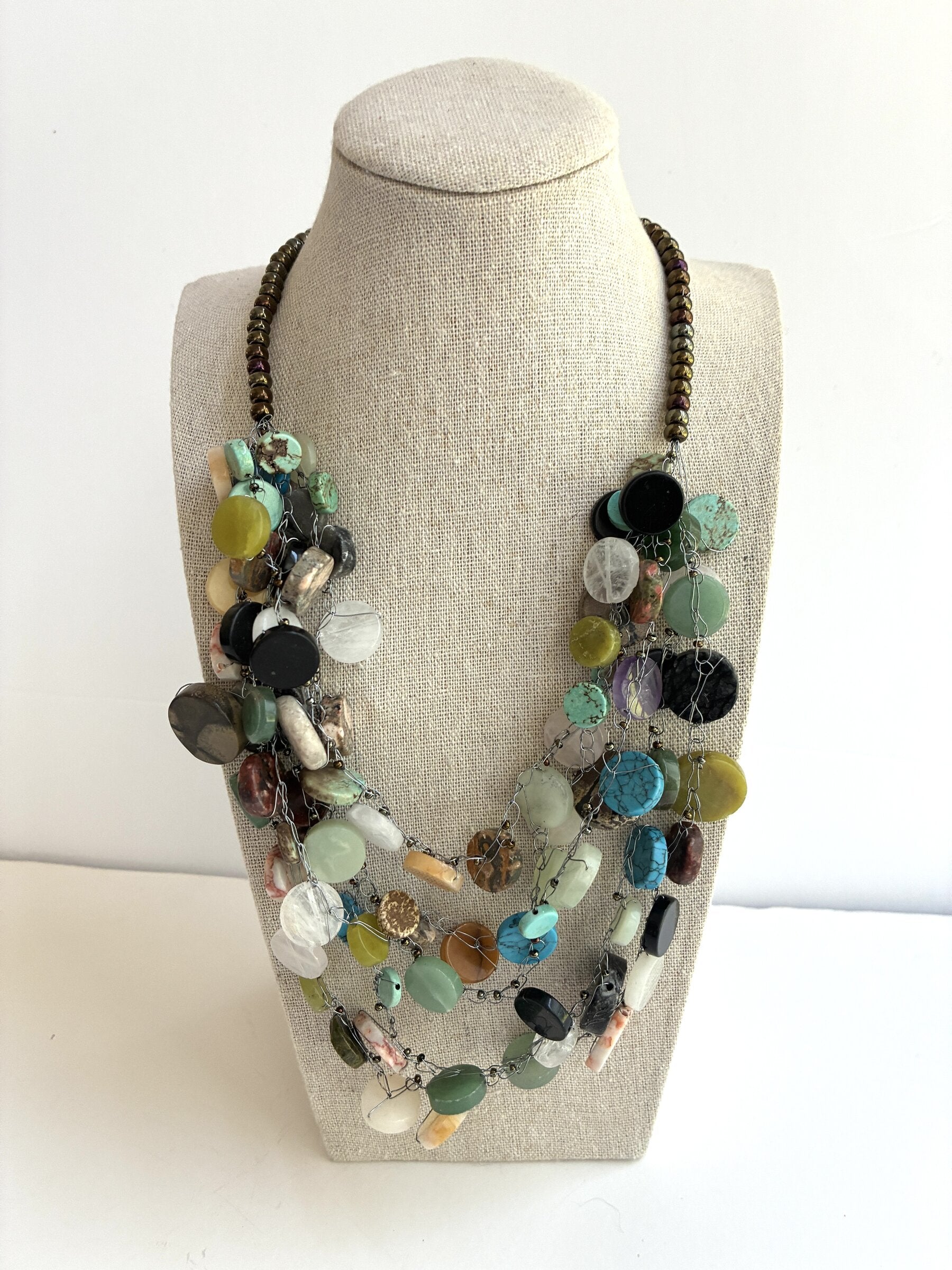 Semi-Precious Stones Necklace