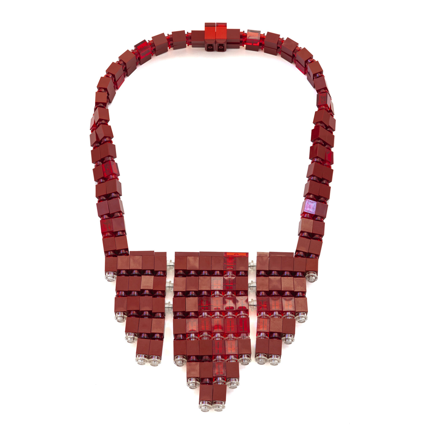 Garnet Moon Bib Necklace 2