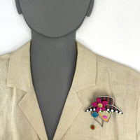 Women and Hats Pin No. 8