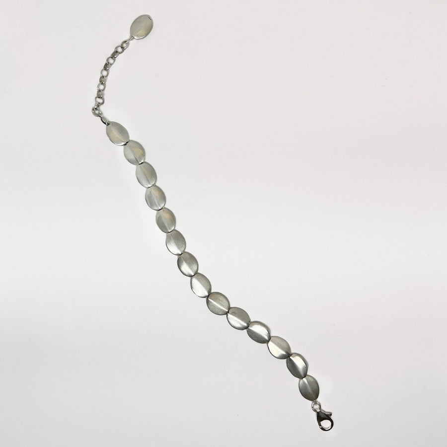 Silver Petal Bracelet