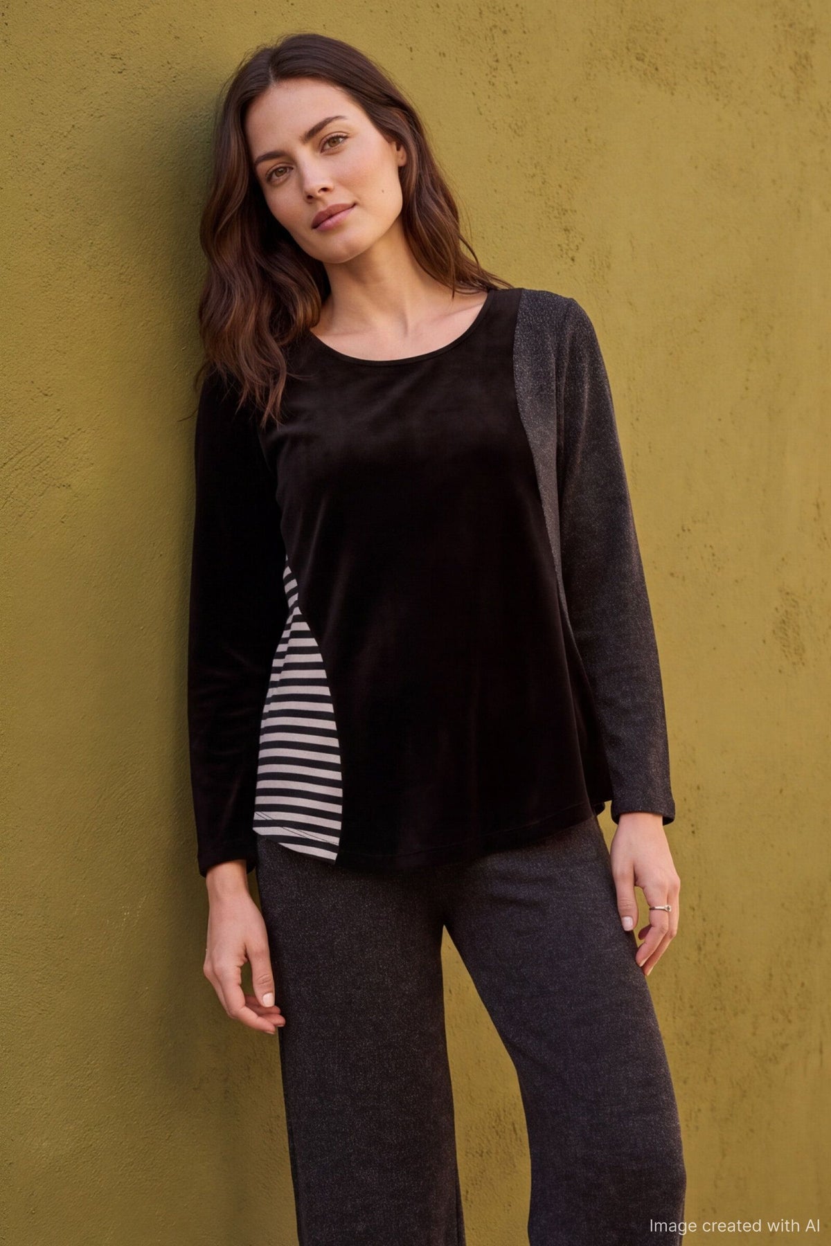 Velvet Mix Sally Top