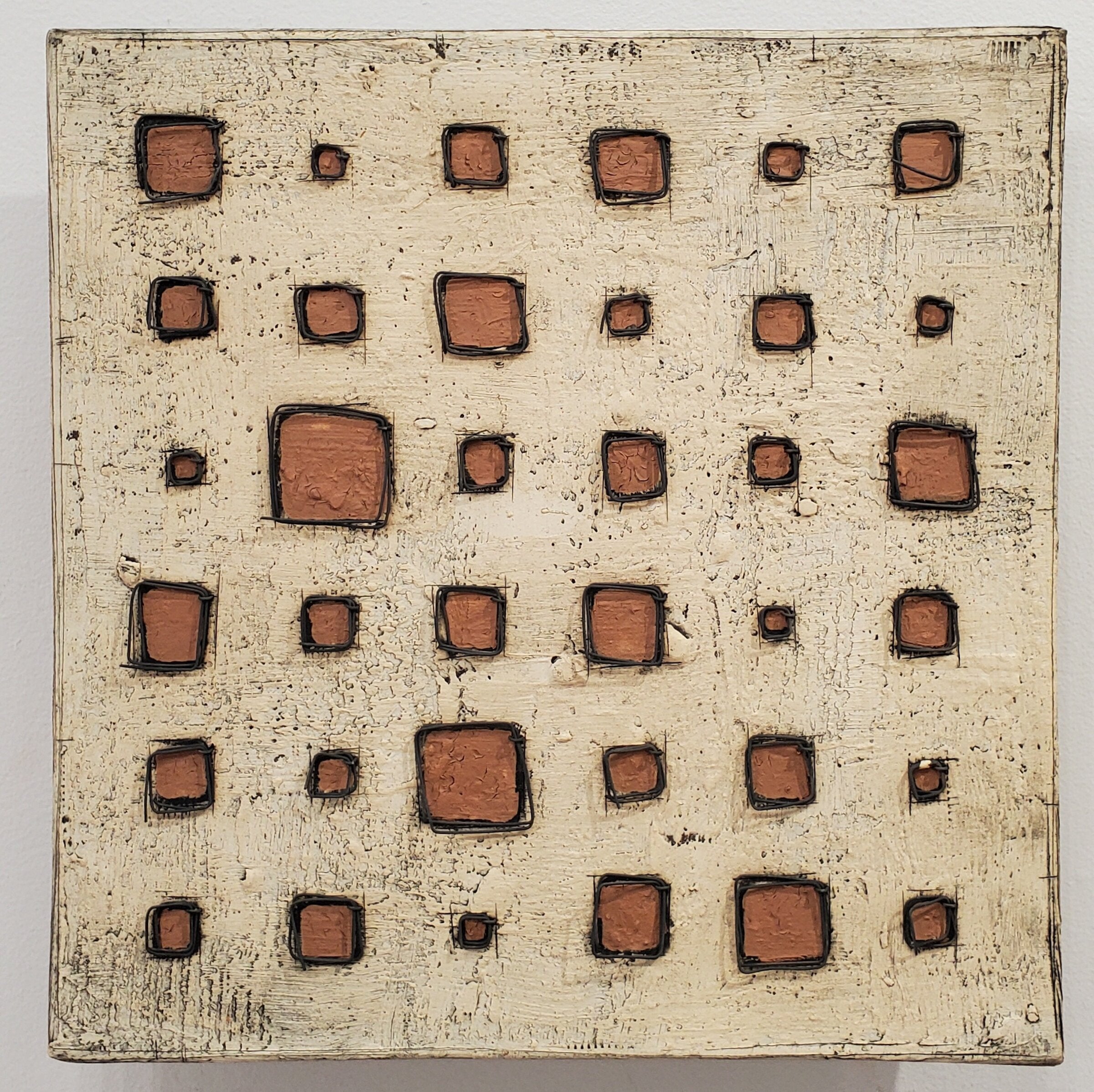  Wire Squares Tan