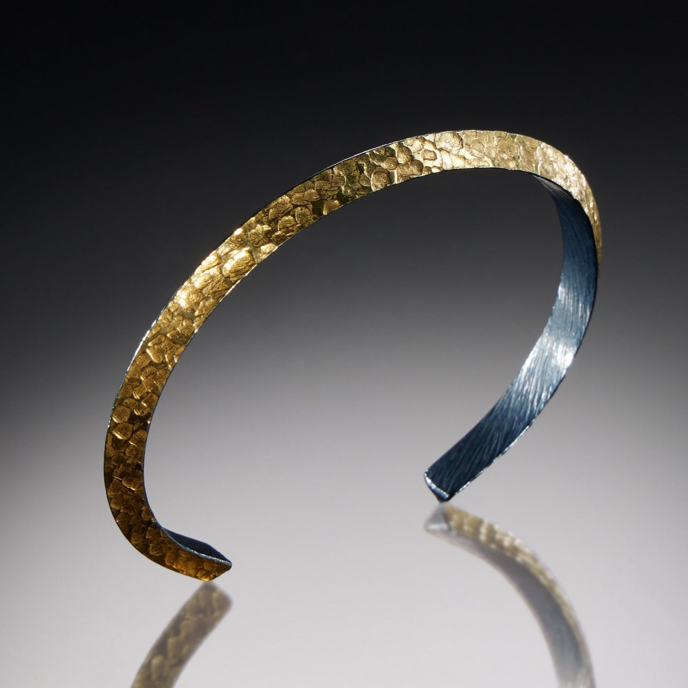Carved Triangle Wire Cuff