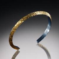 Carved Triangle Wire Cuff