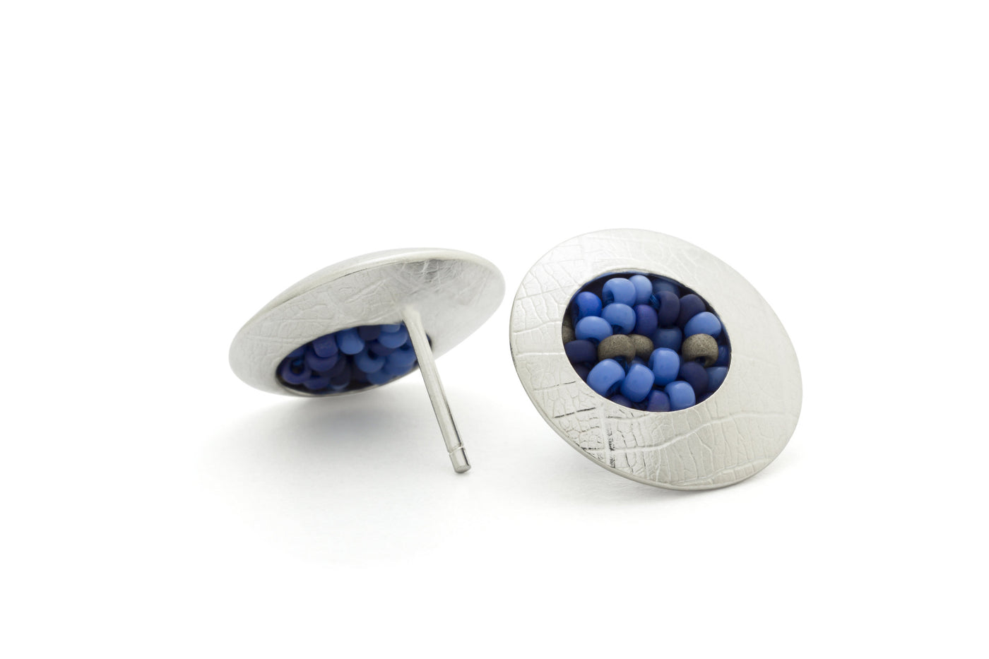Centered Stud Earrings
