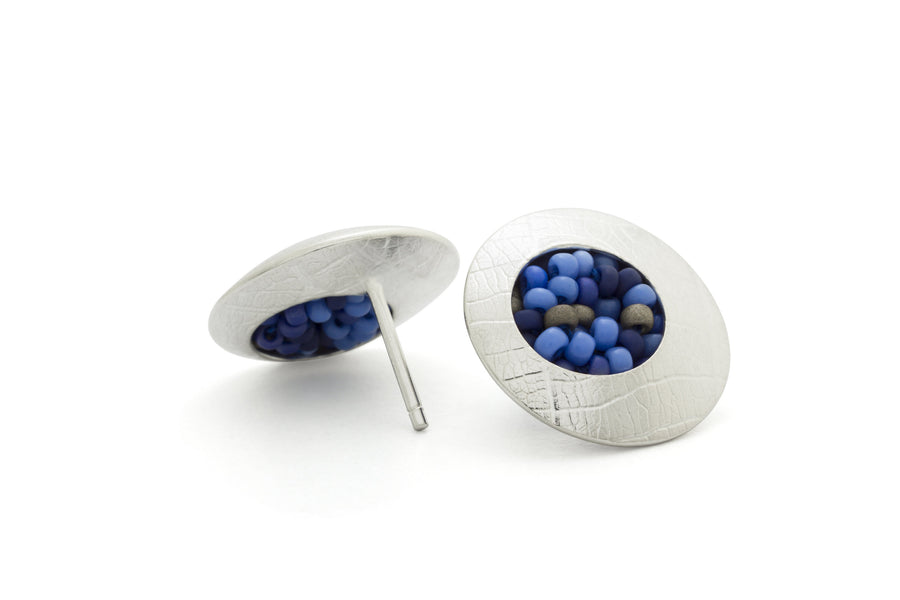 Centered Stud Earrings