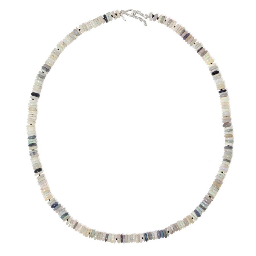 Australian Opal Heishi Bead Necklace