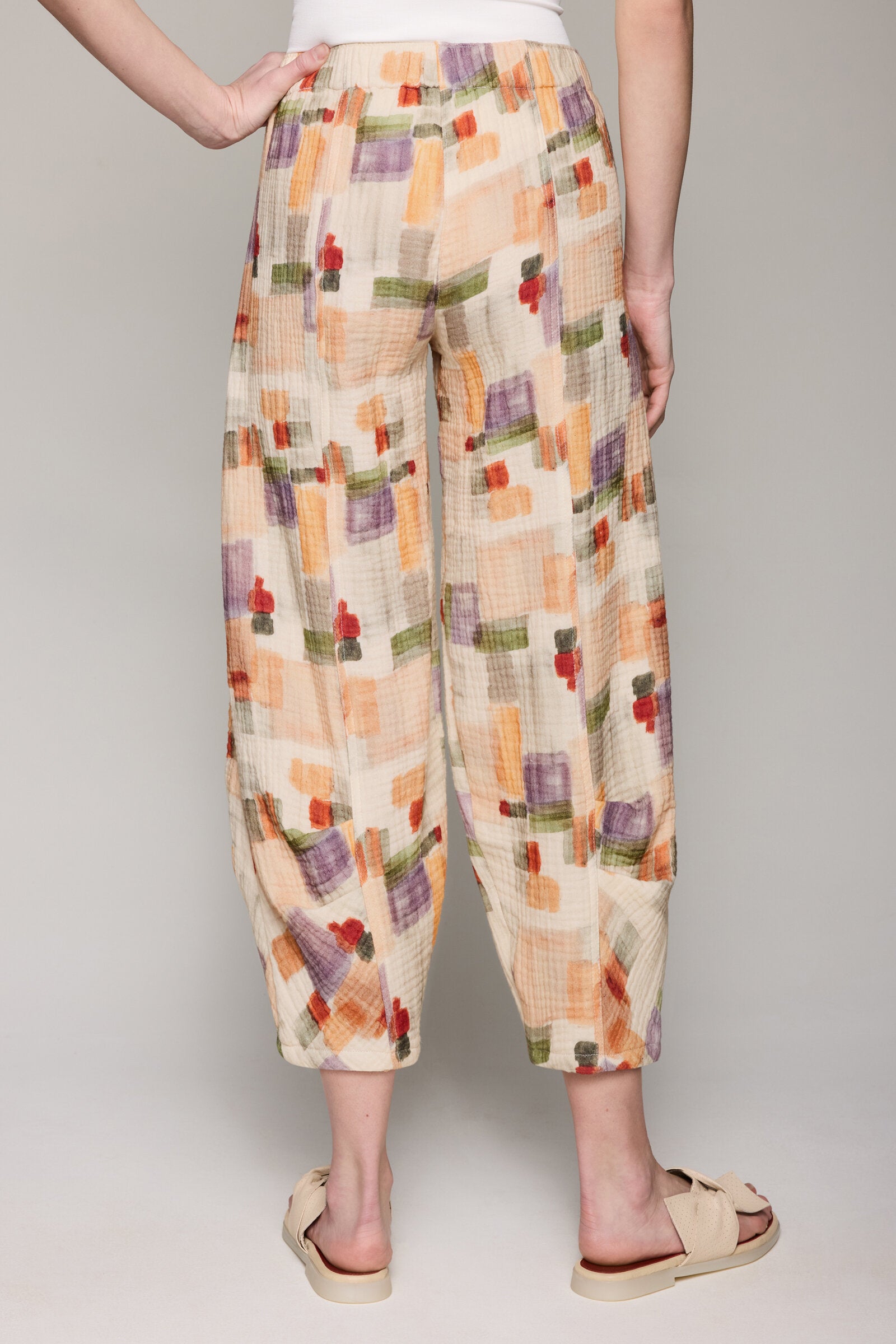 Gauze Coralie Barrel Pant