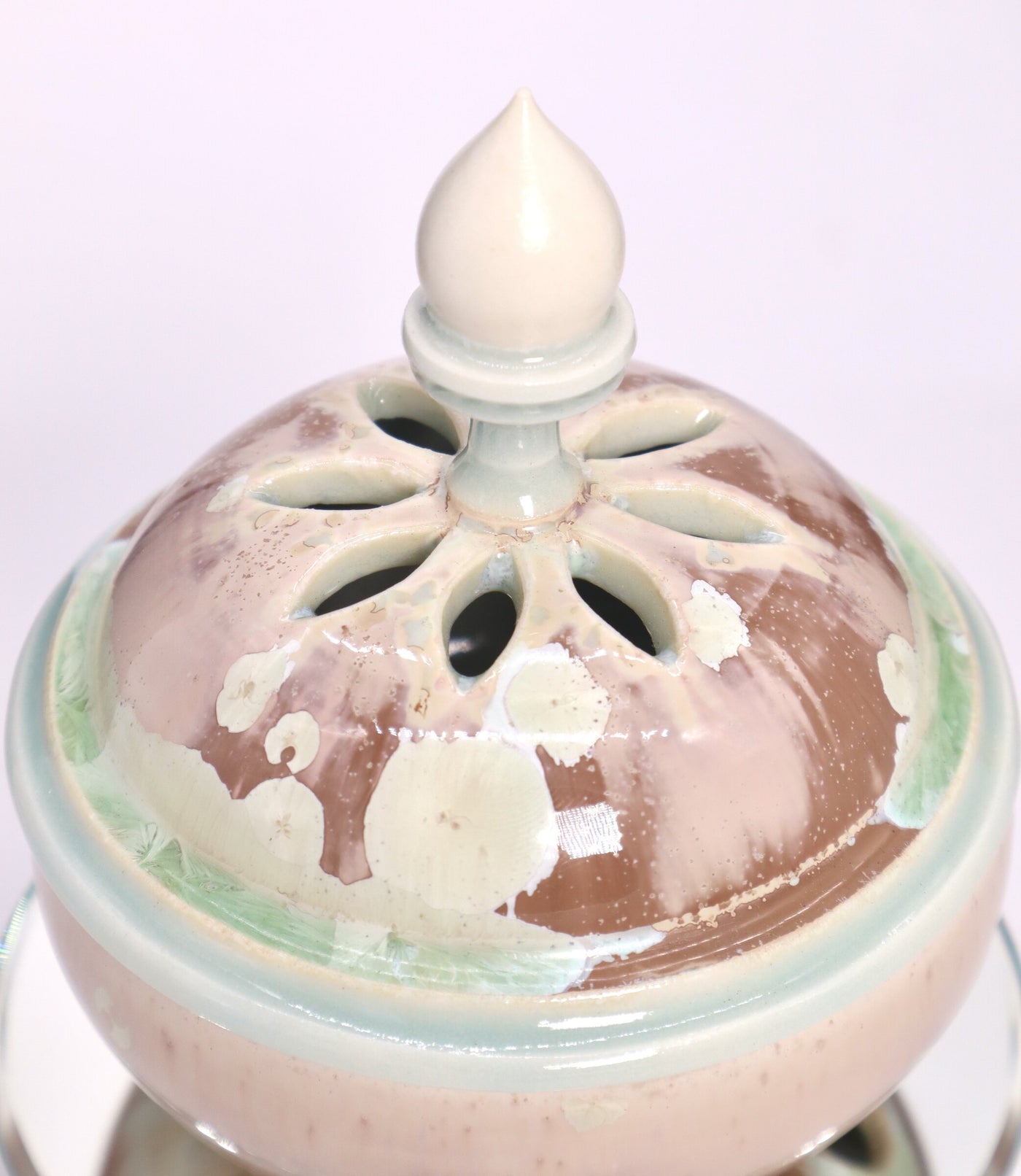 Pink & Lime Green Incense Burner