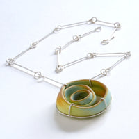 Tangerine & Chartreuse Triple Necklace