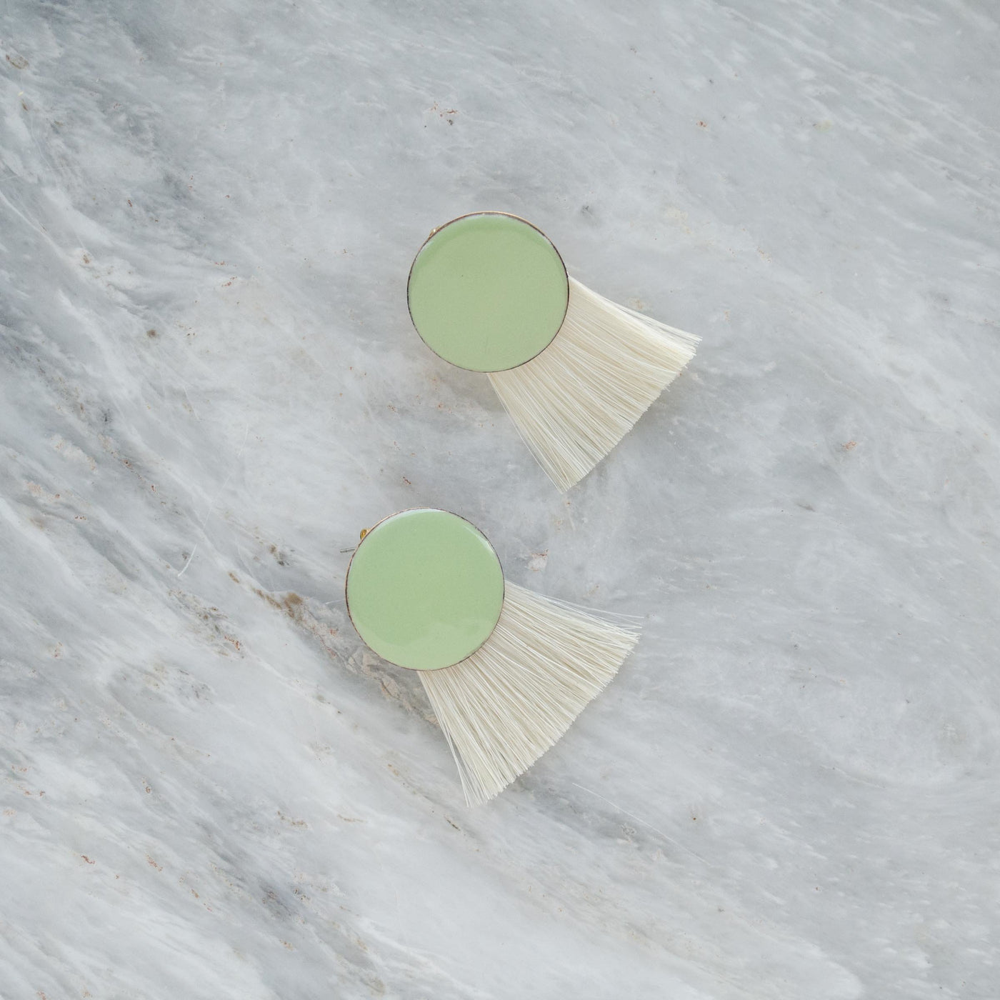 Soft lime and white