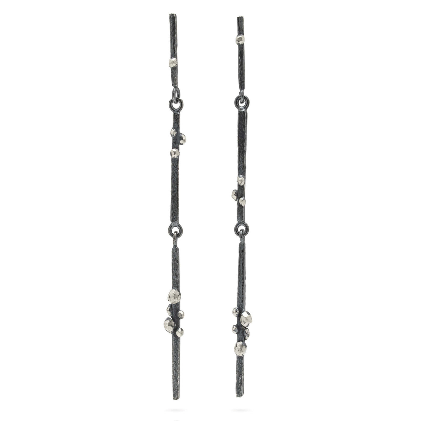 Linear Facet Cluster Earrings