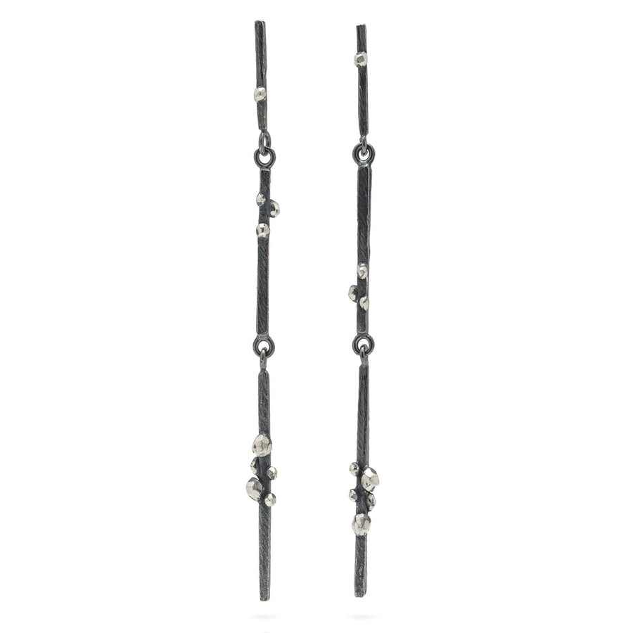 Linear Facet Cluster Earrings