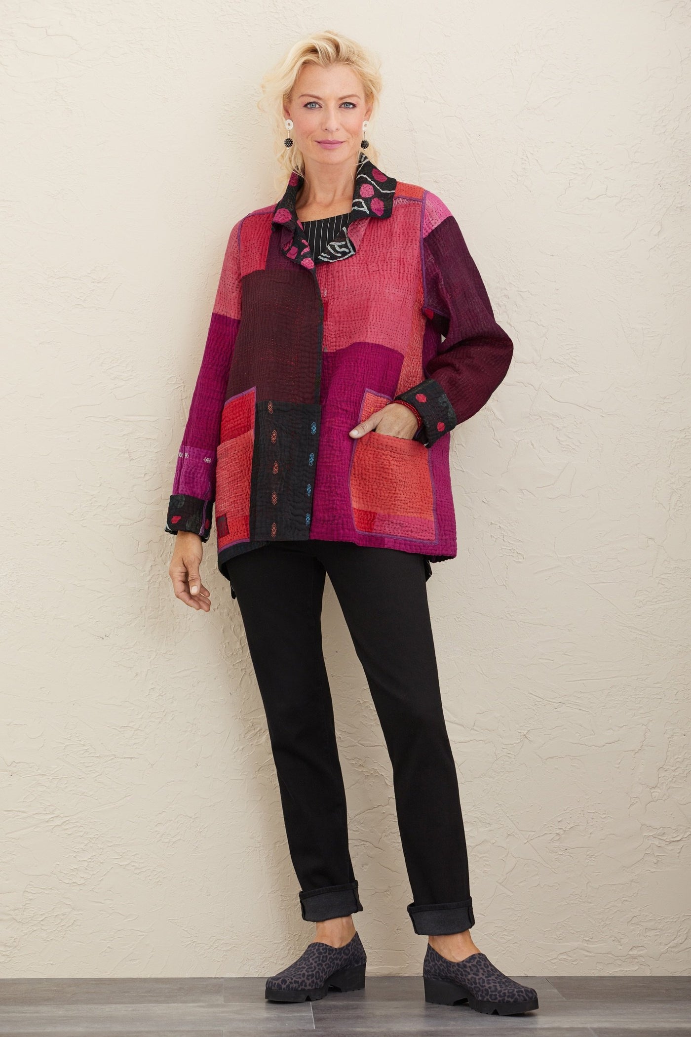 camelia, side 1, shown with the runaround sue straight leg jeans by parker smith and the wanderlust shoe by thierry rabotin